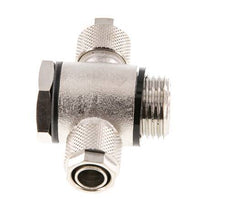 12x10 & G1/2'' Vernikkeld Messing Banjo Tee Opsteek Fitting met O-ring [5 stuks].