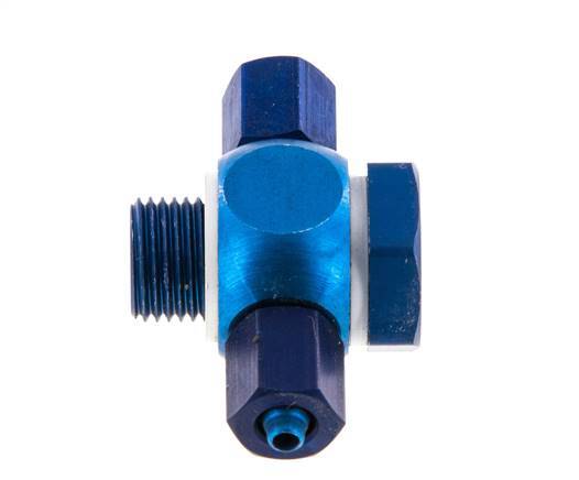 4.3x3 & G1/8" Aluminium Banjo Tee Opsteek Fitting Buitendraad met O-ring [10 stuks]