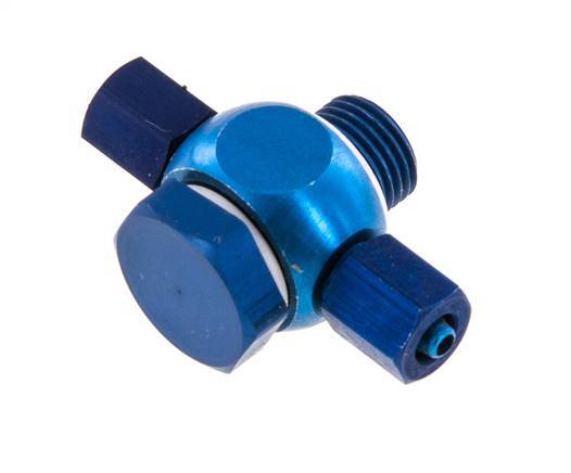 4.3x3 & G1/8" Aluminium Banjo Tee Opsteek Fitting Buitendraad met O-ring [10 stuks]