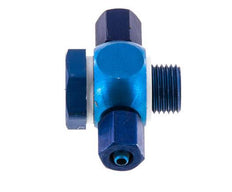 4.3x3 & G1/8" Aluminium Banjo Tee Opsteek Fitting Buitendraad met O-ring [10 stuks]