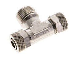12x10 & R1/2'' Vernikkeld Messing T-Opsteekkoppeling Buitendraad