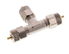 4x2 Vernikkeld Messing T-Opsteekkoppeling [2 Stuks]