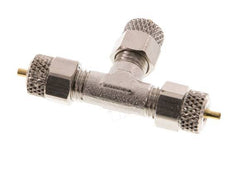 4x2 Vernikkeld Messing T-Opsteekkoppeling [2 Stuks]