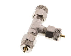 4x2 Vernikkeld Messing T-Opsteekkoppeling [2 Stuks]