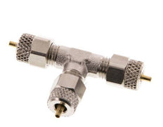4x2 Vernikkeld Messing T-Opsteekkoppeling [2 Stuks]