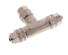 4.3x3 Vernikkeld Messing T-Opsteekkoppeling [2 Stuks]