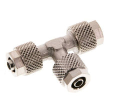 6x4 Vernikkeld Messing T-Opsteekkoppeling [2 Stuks]