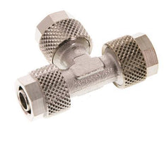 8x6 Vernikkeld Messing T-Opsteekkoppeling [2 Stuks]