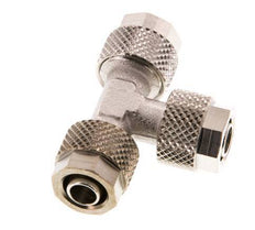 8x6 Vernikkeld Messing T-Opsteekkoppeling [2 Stuks]