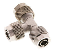 8x6 Vernikkeld Messing T-Opsteekkoppeling [2 Stuks]