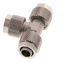 10x8 Vernikkeld Messing T-Opsteekkoppeling [2 Stuks]