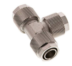 12x10 Vernikkeld Messing T-Opsteekkoppeling