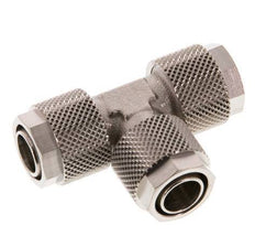 12x10 Vernikkeld Messing T-Opsteekkoppeling