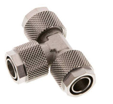 12x10 Vernikkeld Messing T-Opsteekkoppeling