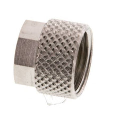 8x6 M12x1mm Wartelmoer Vernikkeld Messing [20 Stuks]