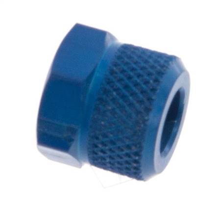 6x4 M10x1mm Union Nut Aluminium [10 Stuks]