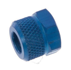 6x4 M10x1mm Union Nut Aluminium [10 Stuks]