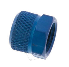 6x4 M10x1mm Union Nut Aluminium [10 Stuks]
