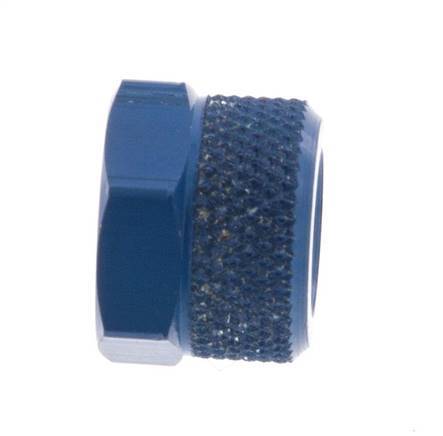 8x6 M12x1mm Union Nut Aluminium [10 Stuks]
