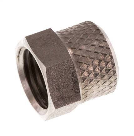 6x4 M10x1mm Union Nut RVS [2 Stuks]