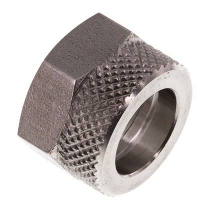 12x10 M16x1mm Union Nut RVS