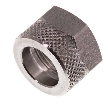 12x10 M16x1mm Union Nut RVS