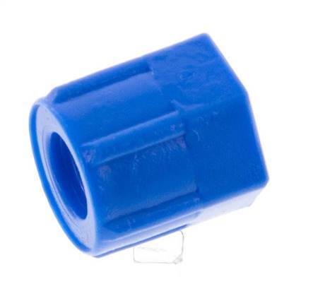 6x4 M10x1mm Union Nut PVC [50 Stuks]