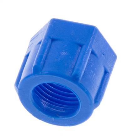 8x6 M12x1mm Union Nut PVC [50 Stuks]