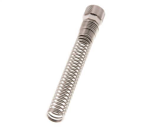 10x8 M14x1mm Wartelmoer Vernikkeld Messing Buigbescherming [2 Stuks]