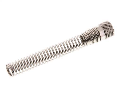 10x8 M14x1mm Wartelmoer Vernikkeld Messing Buigbescherming [2 Stuks]