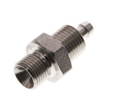 6x4 & G1/8'' RVS 1.4571 Rechte Opsteekkoppeling Buitendraad