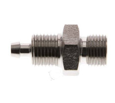 6x4 & G1/8'' RVS 1.4571 Rechte Opsteekkoppeling Buitendraad