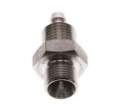 6x4 & G1/8'' RVS 1.4571 Rechte Opsteekkoppeling Buitendraad