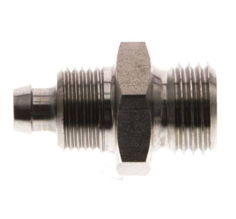 8x6 & G1/4'' RVS 1.4571 Rechte Opsteekkoppeling Buitendraad