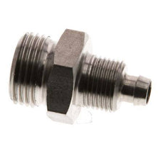 8x6 & G3/8'' RVS 1.4571 Rechte Opsteekkoppeling Buitendraad