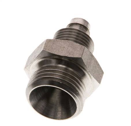 8x6 & G3/8'' RVS 1.4571 Rechte Opsteekkoppeling Buitendraad