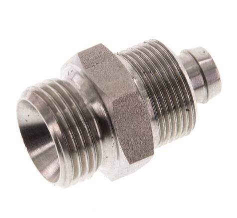 10x8 & G3/8'' RVS 1.4571 Rechte Opsteekkoppeling Buitendraad