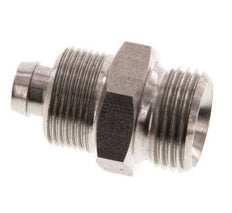 10x8 & G3/8'' RVS 1.4571 Rechte Opsteekkoppeling Buitendraad