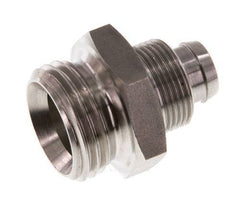 12x10 & G1/2'' RVS 1.4571 Rechte Opsteekkoppeling Buitendraad