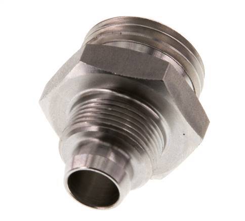 12x10 & G1/2'' RVS 1.4571 Rechte Opsteekkoppeling Buitendraad