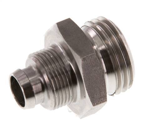 12x10 & G1/2'' RVS 1.4571 Rechte Opsteekkoppeling Buitendraad