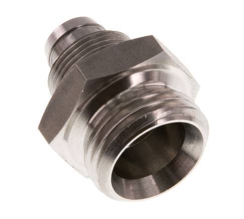 12x10 & G1/2'' RVS 1.4571 Rechte Opsteekkoppeling Buitendraad