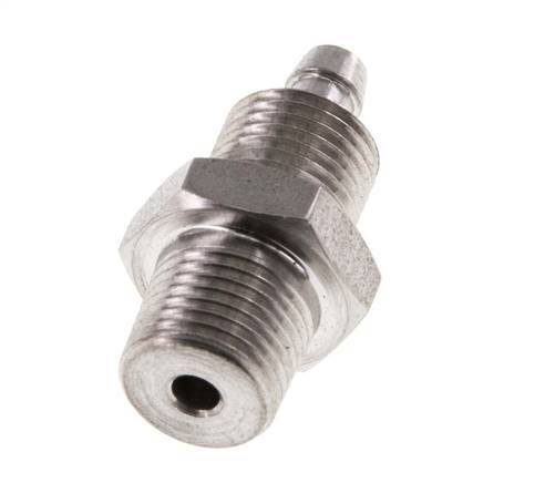6x4 & 1/8''NPT RVS 1.4571 Rechte Opsteekkoppeling Buitendraad