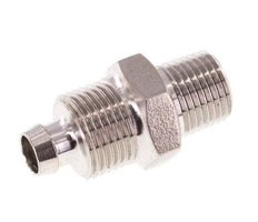 8x6 & 1/8''NPT RVS 1.4571 Rechte Opsteekkoppeling Buitendraad