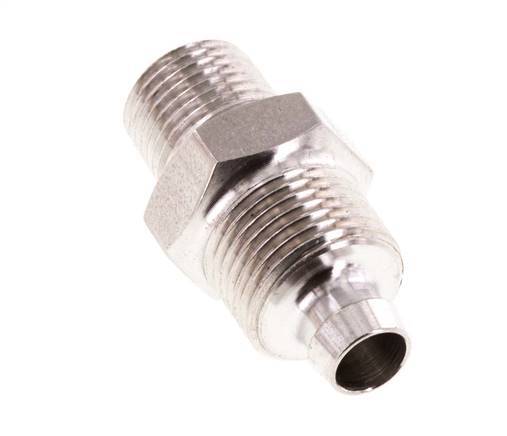 8x6 & 1/8''NPT RVS 1.4571 Rechte Opsteekkoppeling Buitendraad