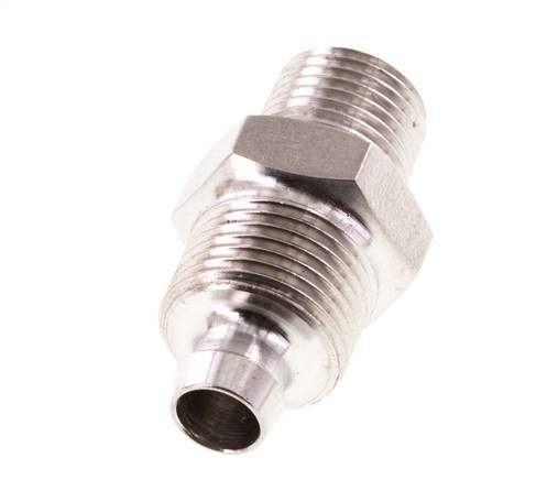 8x6 & 1/8''NPT RVS 1.4571 Rechte Opsteekkoppeling Buitendraad