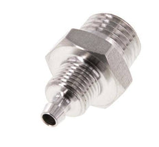 6x4 & 1/4''NPT RVS 1.4571 Rechte Opsteekkoppeling Buitendraad