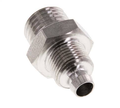 8x6 & 1/4''NPT RVS 1.4571 Rechte Opsteekkoppeling Buitendraad