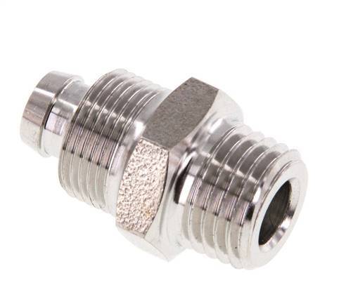 10x8 & 1/4''NPT RVS 1.4571 Rechte Opsteekkoppeling Buitendraad