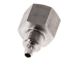 6x4 & G1/4'' RVS 1.4571 Rechte Opsteekkoppeling Binnendraad